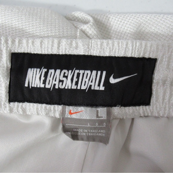 Nike Men’s White Basketball Shorts Size Large - Picture 6 of 16